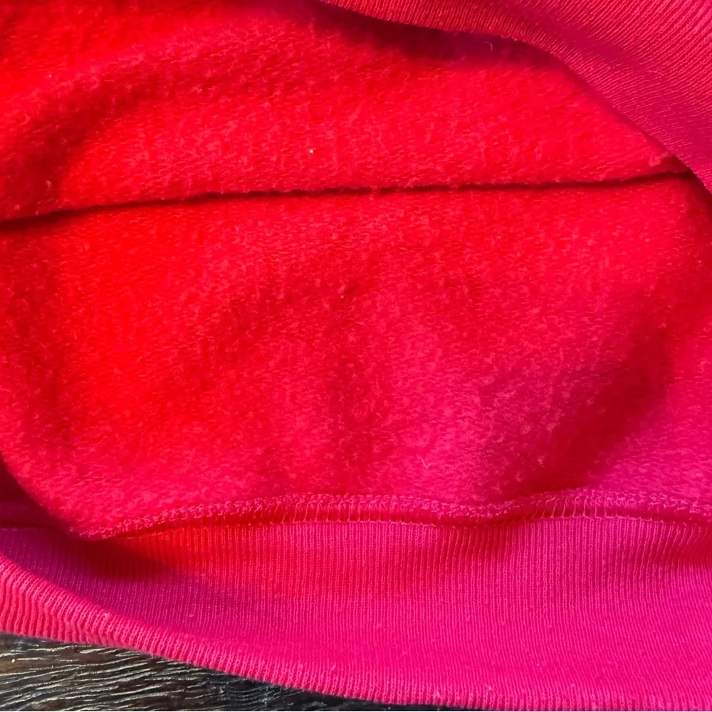 Hanes EcoSmart Kids' Crewneck Sweatshirt Red w/Appliqué YM (10-12) - Picture 9 of 16